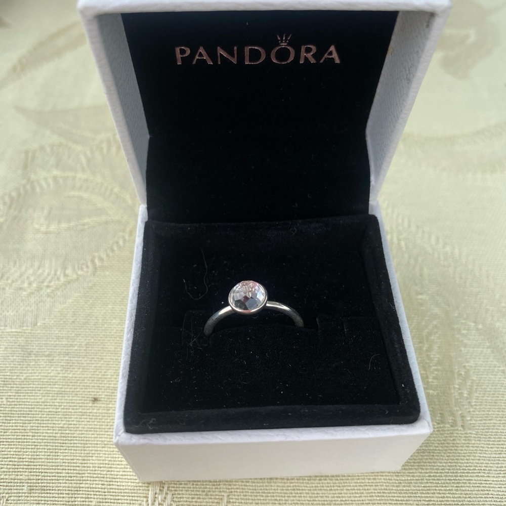 Pandora birthstone ring - April